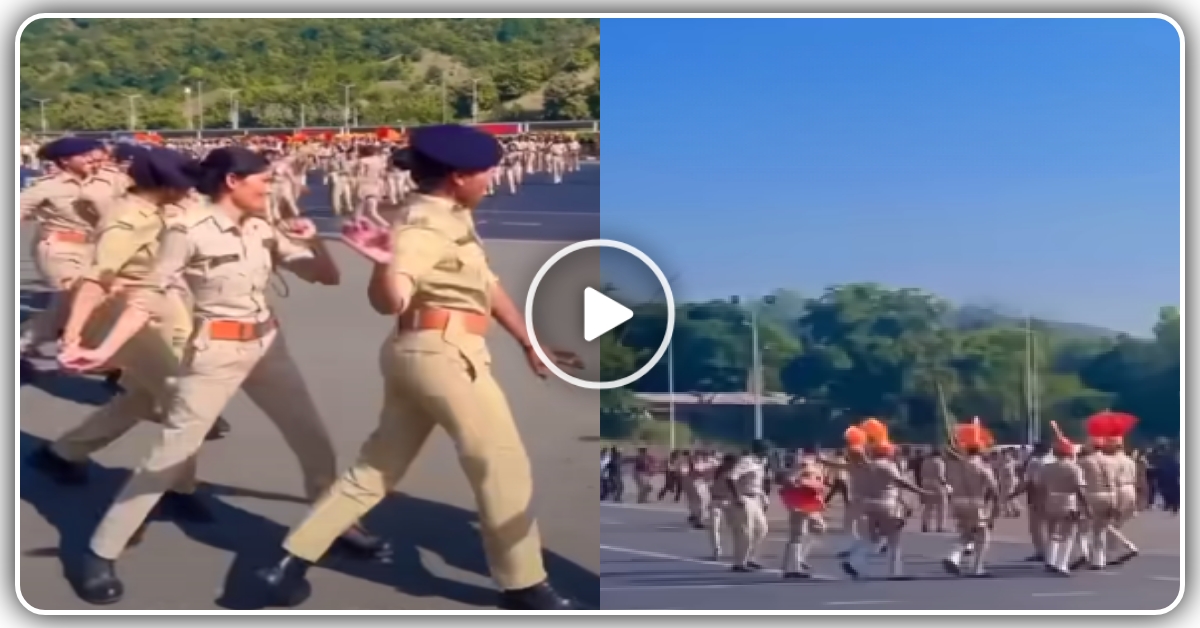 ભારતીય પોલીસ મહિલાઓ એ કર્યા એક નંબર ગરબા, જોઈને તમે પણ ગરબા લેવા થઈ જશો તૈયાર, જુઓ વિડિયો